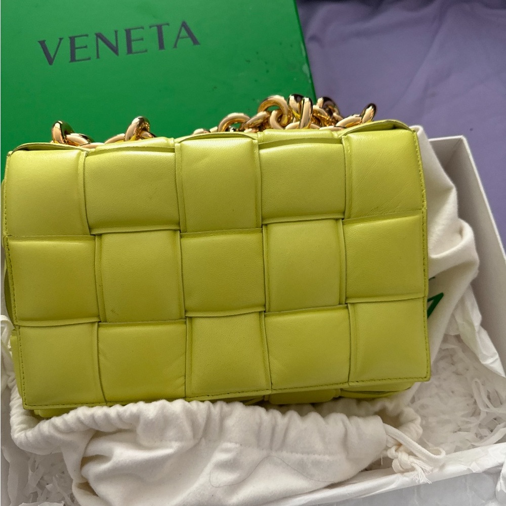 Lime Green Quilted Women's Bag